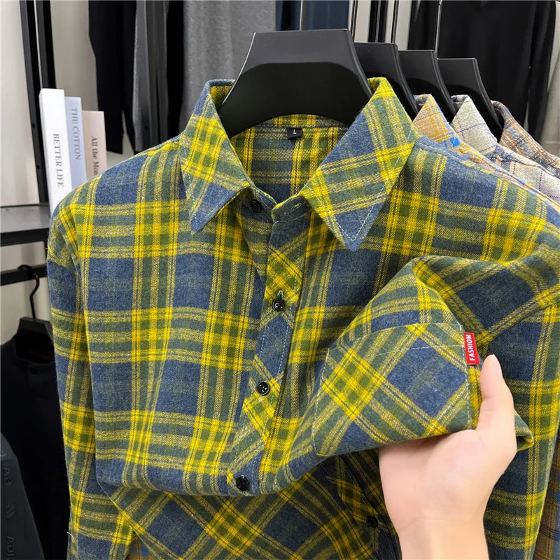 Flannel Shirt Lined - Chemises boutonnées en flanelle à carreaux