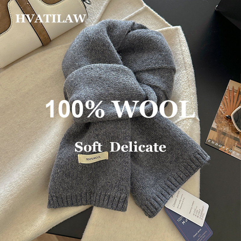 Wool Scarf Men - Écharpe 100% laine pour femmes et
