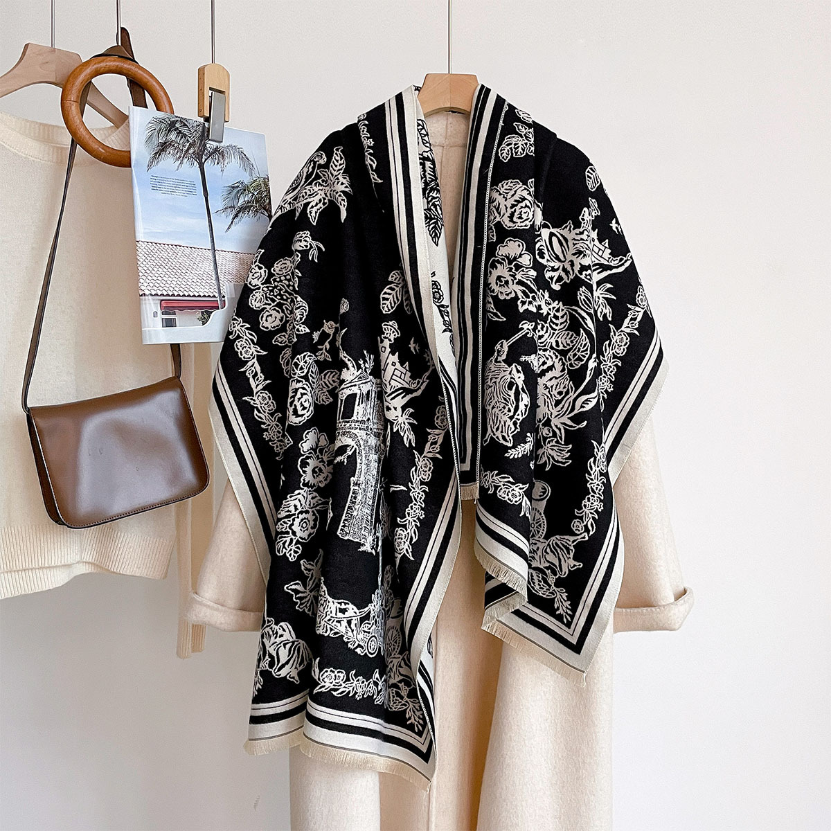 Écharpe, Hijab, Pashmina, Band - Cashmere Pashmina Wrap avis et prix