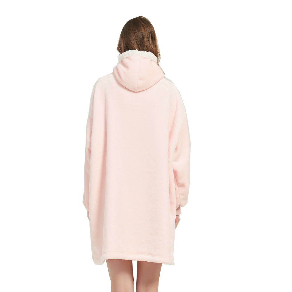 Couverture en peluche en micro - Sherpa Hoodie Fleece avis et prix