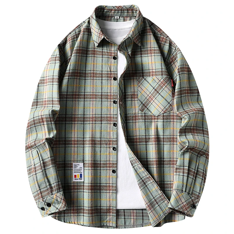 Chemises décontractées à carre - Flannel Shirt Lined avis et prix